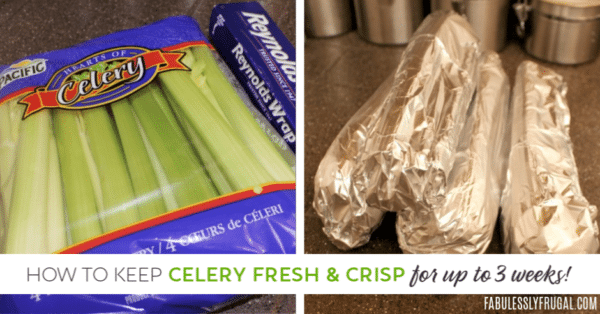 How to keep celery fresh in the fridge