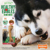 Nylabone Healthy Edibles Wild Dog All Natural Bone Bison Dog Treat (Giant)...