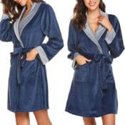 {{GONE}} Amazon: Women Long Sleeve Plush Fleece Bathrobe as low as $4.50...