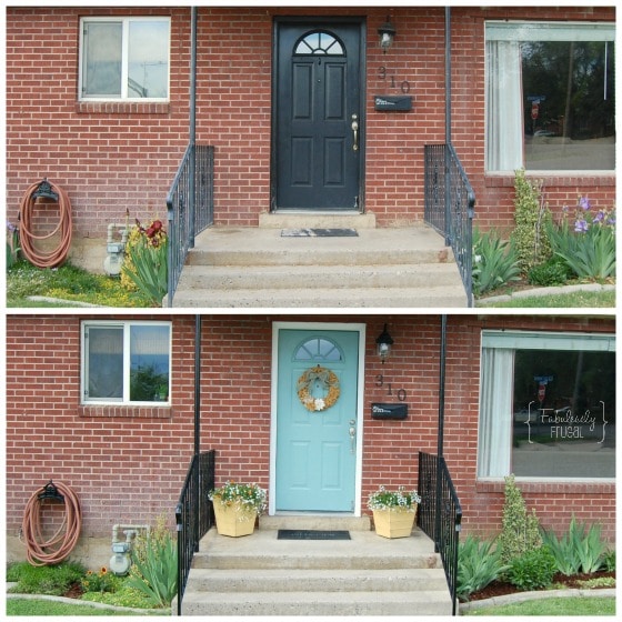 Curb appeal before and after