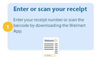 walmart savings catcher - enter or scan your receipt