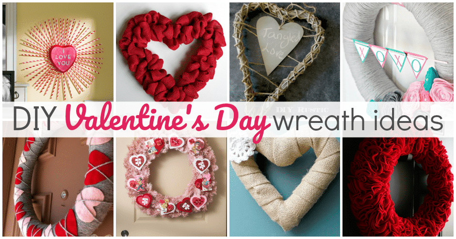 DIY Valentine's Day wreath ideas