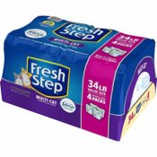 Amazon: Fresh Step with The Power of Febreze, Clumping Cat Litter, 34 Pounds...