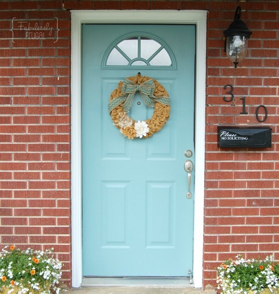 add curb appeal paint front door