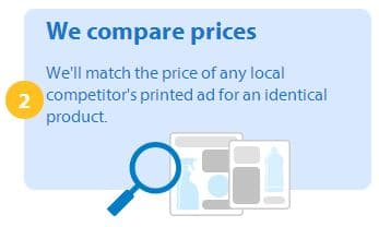 Walmart savings catcher compares prices of local competitors
