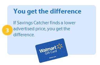 Walmart savings catcher gives you the difference if they find a lower advertised price