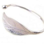 Amazon: Adjustable Leaf Bangle Bracelet $2.19 + Free Shipping