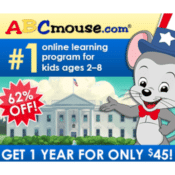ABCmouse: Presidents Day Sale! 62% Off Annual Subscription Just $45! Like...