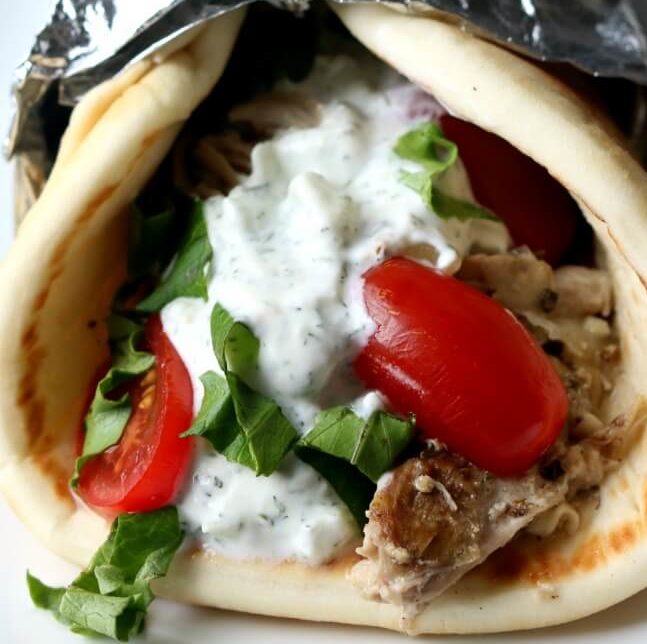 Instant pot Chicken Gyros Recipe