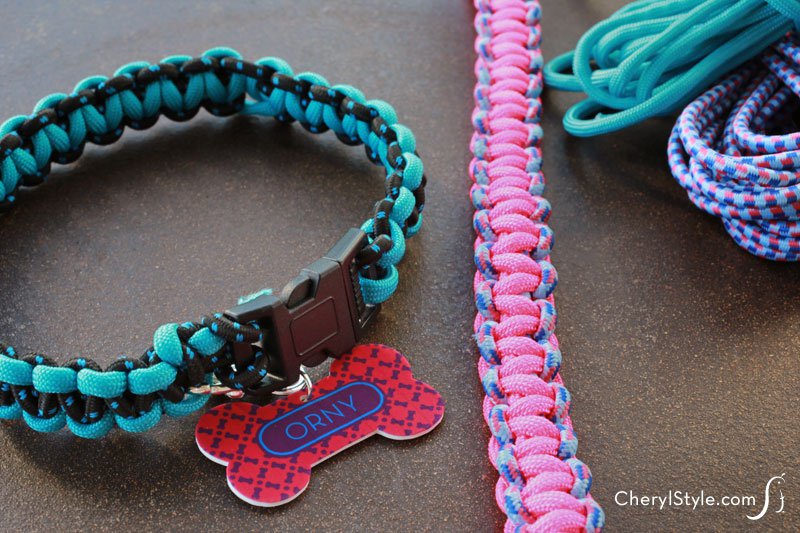 DIY braided dog collar