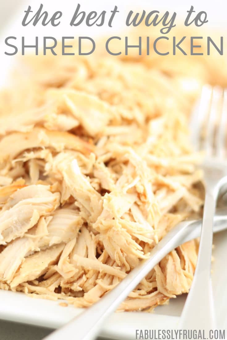 How to shred chicken fast