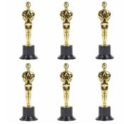 Amazon: Set of 6 Gold Award Trophies $8.97