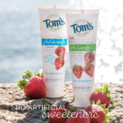 Amazon: 3 Count Tom’s of Maine Natural Fluoride Free Children’s Toothpaste...