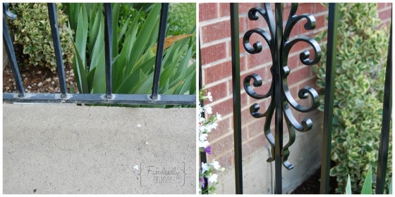 add curb appeal budget paint iron black