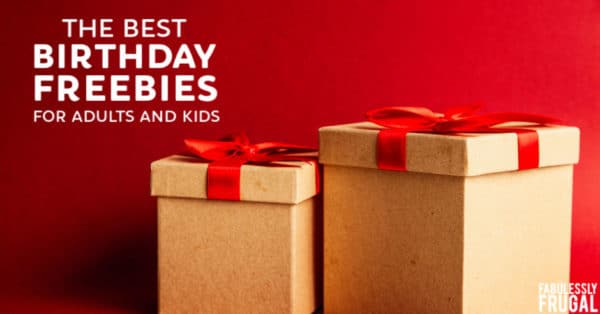 Best birthday freebies for adults and kids
