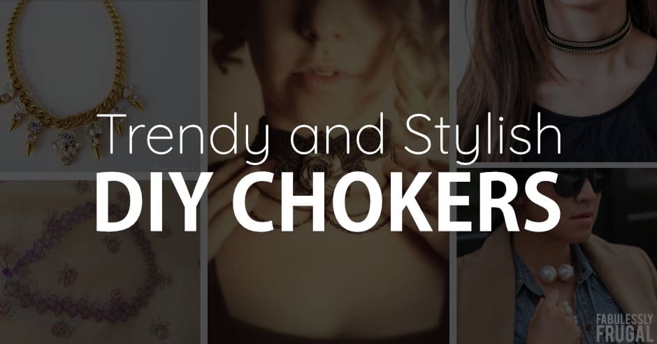 Trendy and stylish DIY chokers