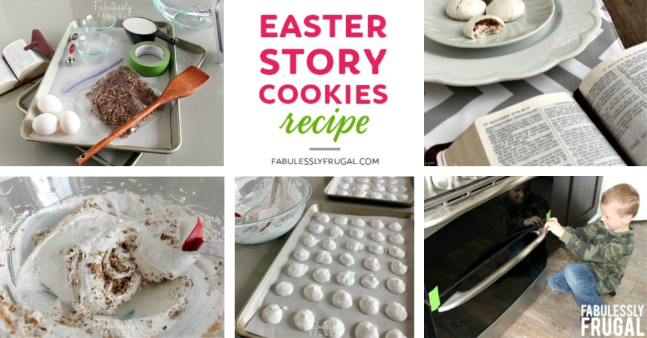 Easter story cookies recipe