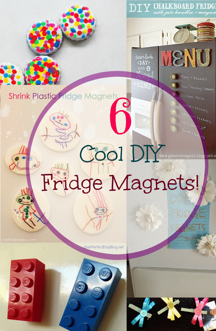 Cool DIY fridge magnets