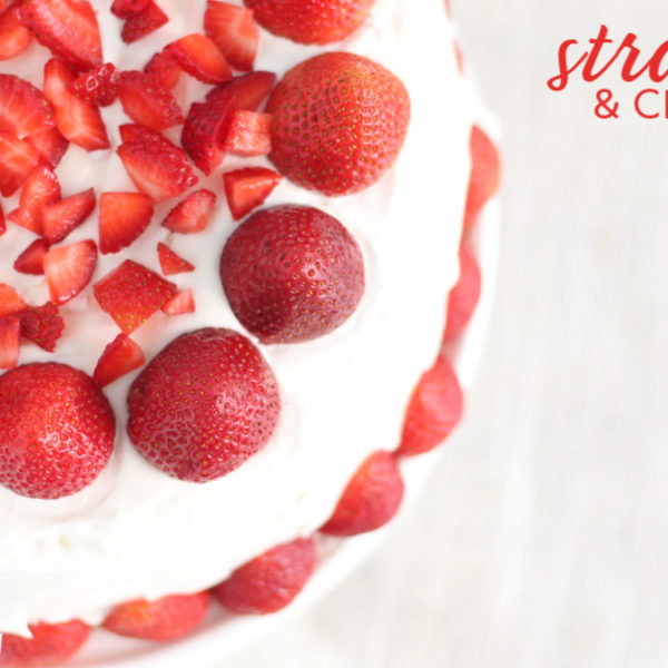 Strawberry whipped cream cake recipe