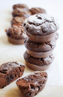 Triple chocolate muffins