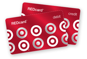 Target REDcards credit and debit