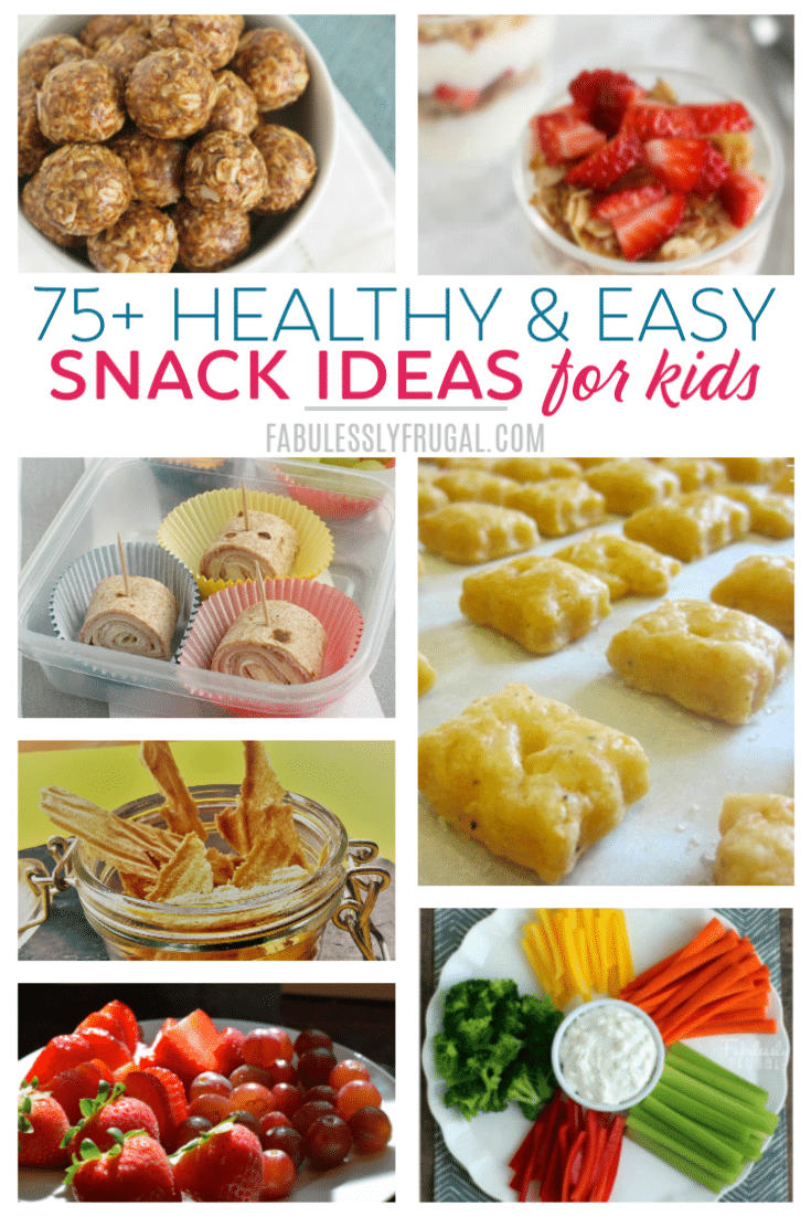 Easy and healthy snack ideas for kids