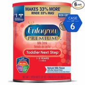 Amazon: Pack of 6 Enfagrow PREMIUM Toddler Next Step, Natural Milk Flavor...