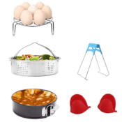 Amazon: Accessories Set for Pressure Cooker with Steamer Basket $14.99...