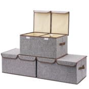 Amazon: 3-Pack Large Storage Boxes $31.99 (Reg. $99.99) + Free Shipping