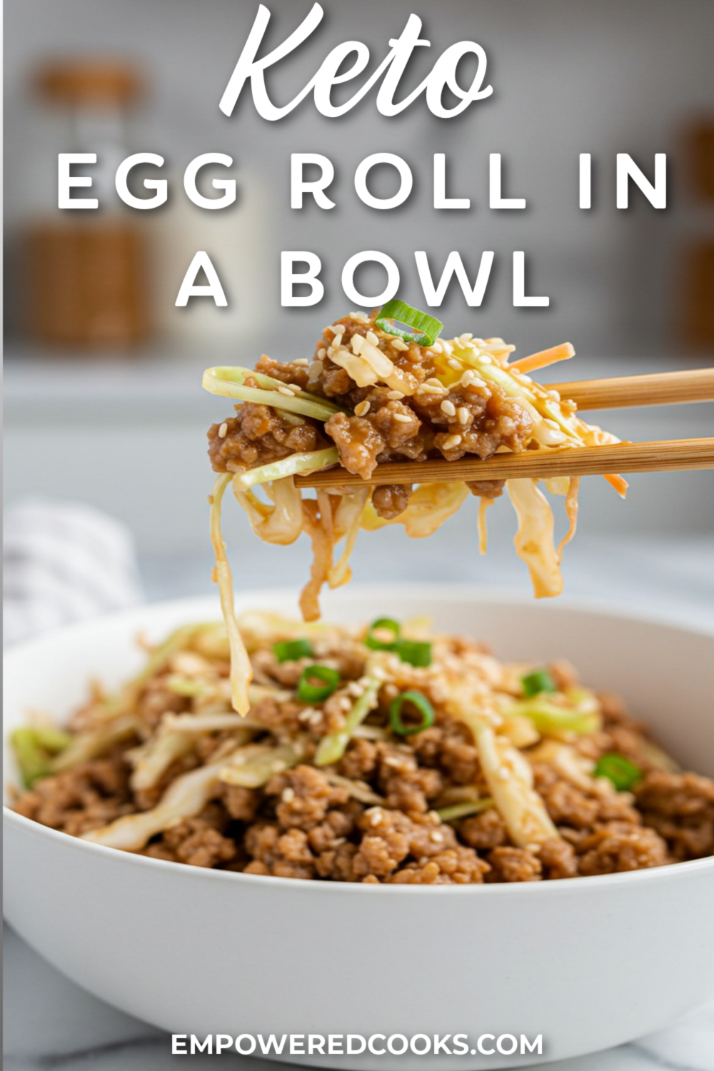 Keto Egg Roll in a Bowl