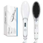 Amazon: Ionic Hair Straightener Brush $16.49 After Code (Reg. $33.99) +...