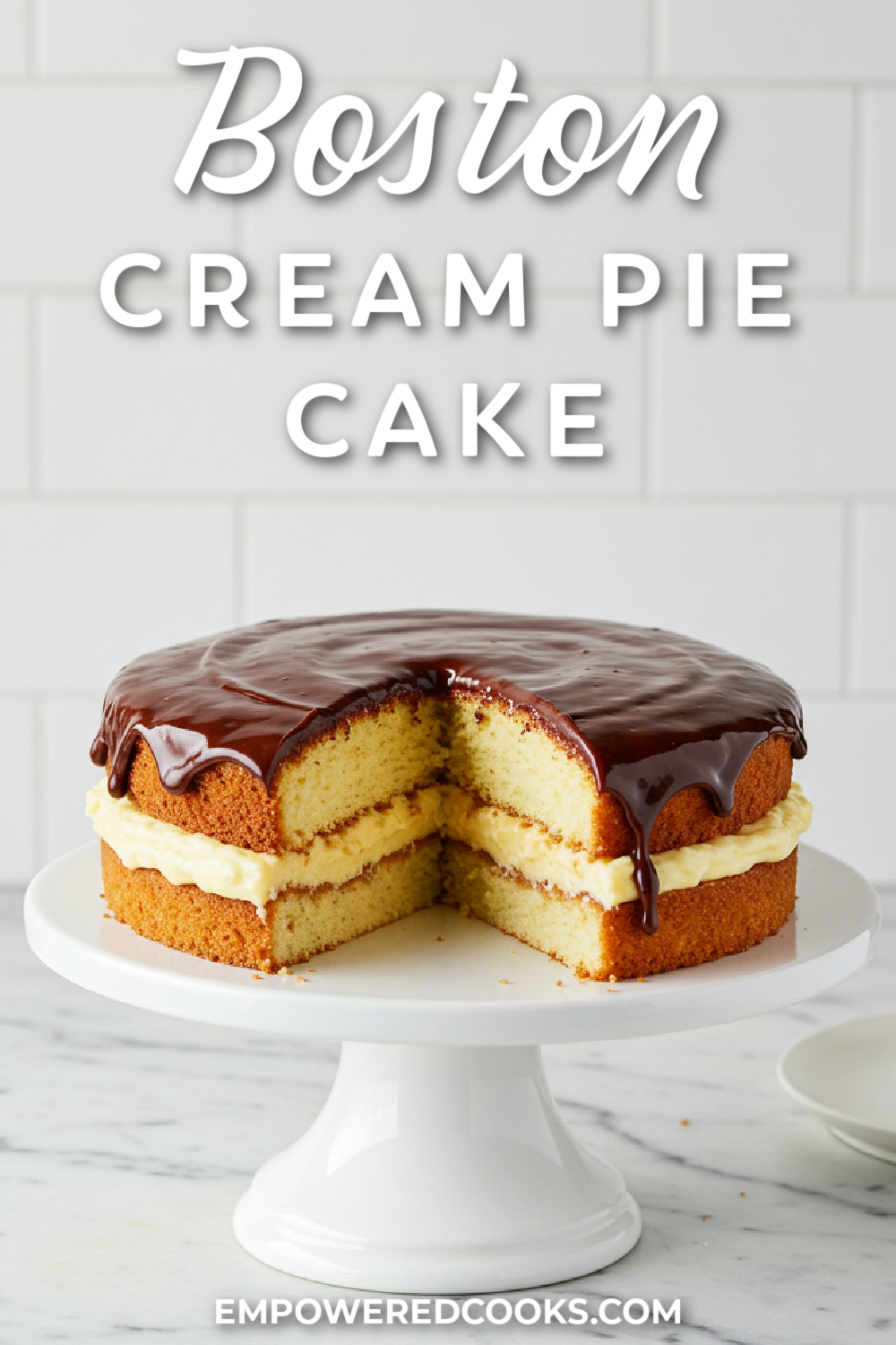 Boston Cream Pie Cake