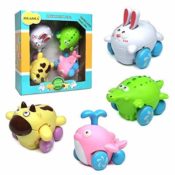 Amazon: Set of 4 Push and Go Animal Car Toys $7.19 After Code (Reg. $11.98)