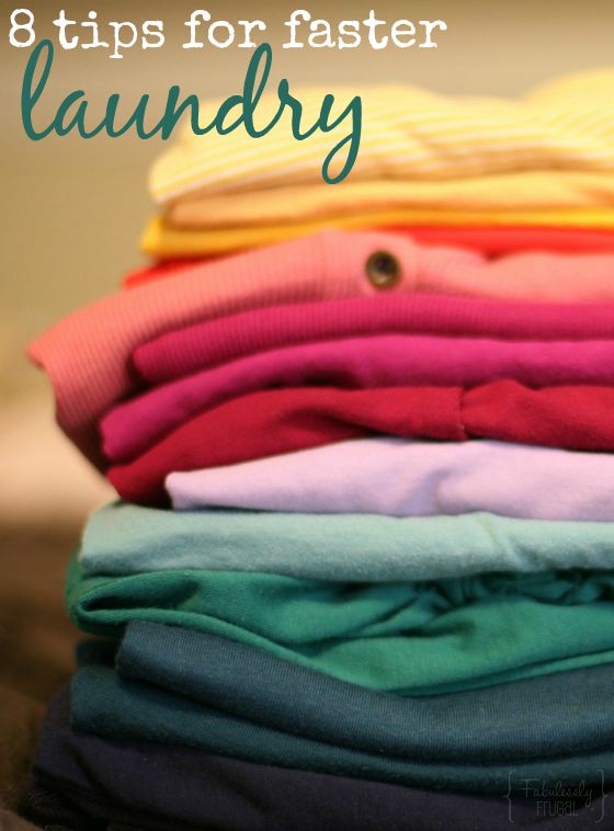 laundry tips and tricks for faster laundry