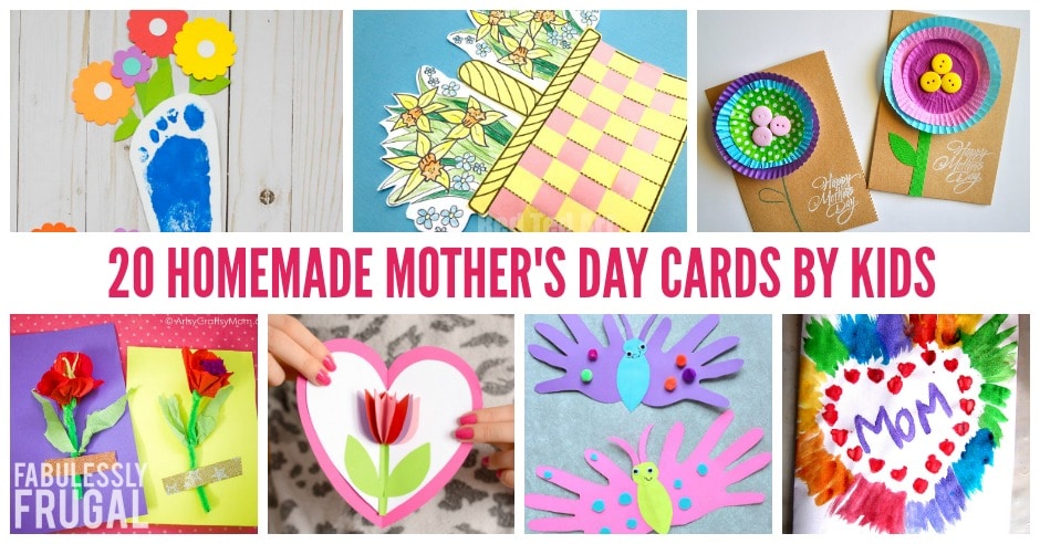 easy mothers day cards to make in school