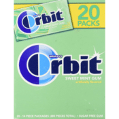 Amazon: 20-Packs = 280 Pieces Orbit Sweet Mint Sugarfree Gum $10.99 (Reg....