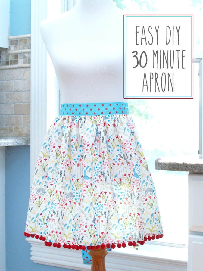 Easy DIY 30-minute apron