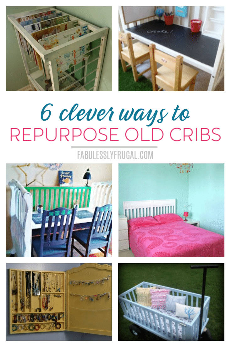 Ways to repurpose an old crib