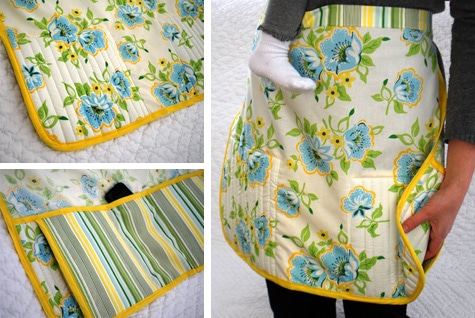 DIY Apron with built in iphone holder and more