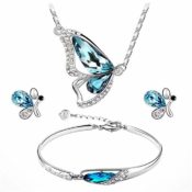 Amazon: Butterfly Necklace Earrings Sets $2.80 (Reg. $5)