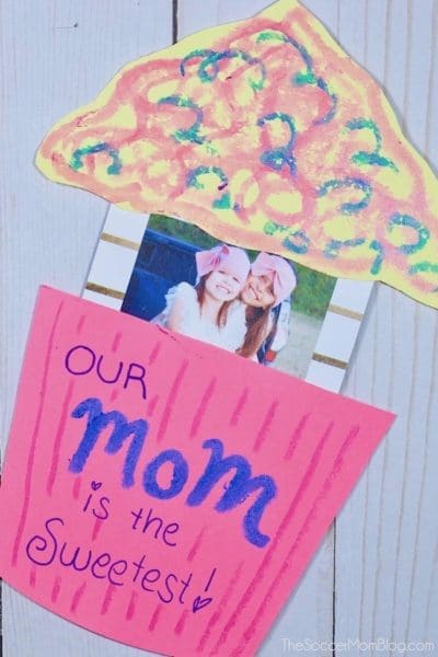 Cupcake Mother's Day card idea