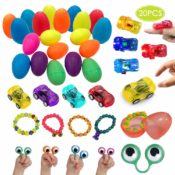 Amazon: 20pcs Pre-Filled Easter Eggs with Toys Inside $7.79 After Code...