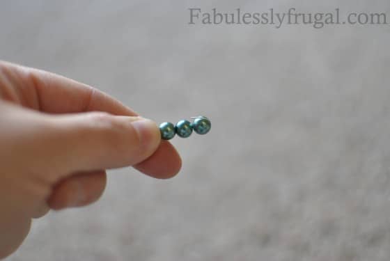 Beads for DIY nest egg necklace