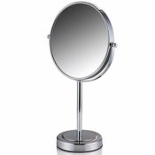 Amazon: 8-Inch Tabletop Magnified Vanity Dual Makeup Mirror $10 After Code...