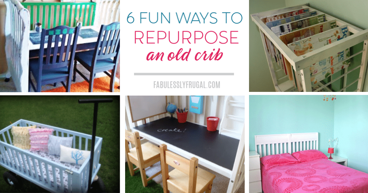 Creative ways to repurpose an old crib