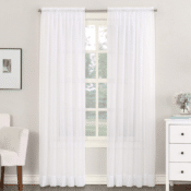 Amazon: Emily Sheer Voile Rod Pocket Curtain Panel $3.99 (Reg. $14.99)