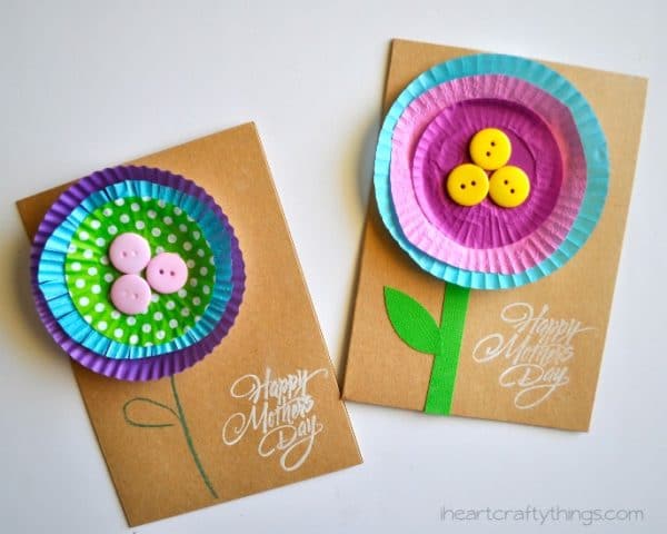 Crafty mother's day card idea for kids