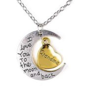 Amazon: 'Grandma' I Love You To the Moon and Back Necklace $1.48 (Reg....