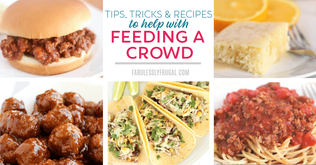 Recipes to feed a crowd