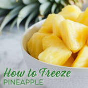 How to freeze fresh pineapple